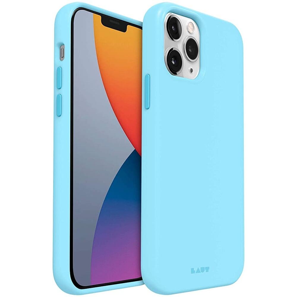 Laut Huex Pastels iPhone 12 Mini Case Light Baby Blue Hard Plastic